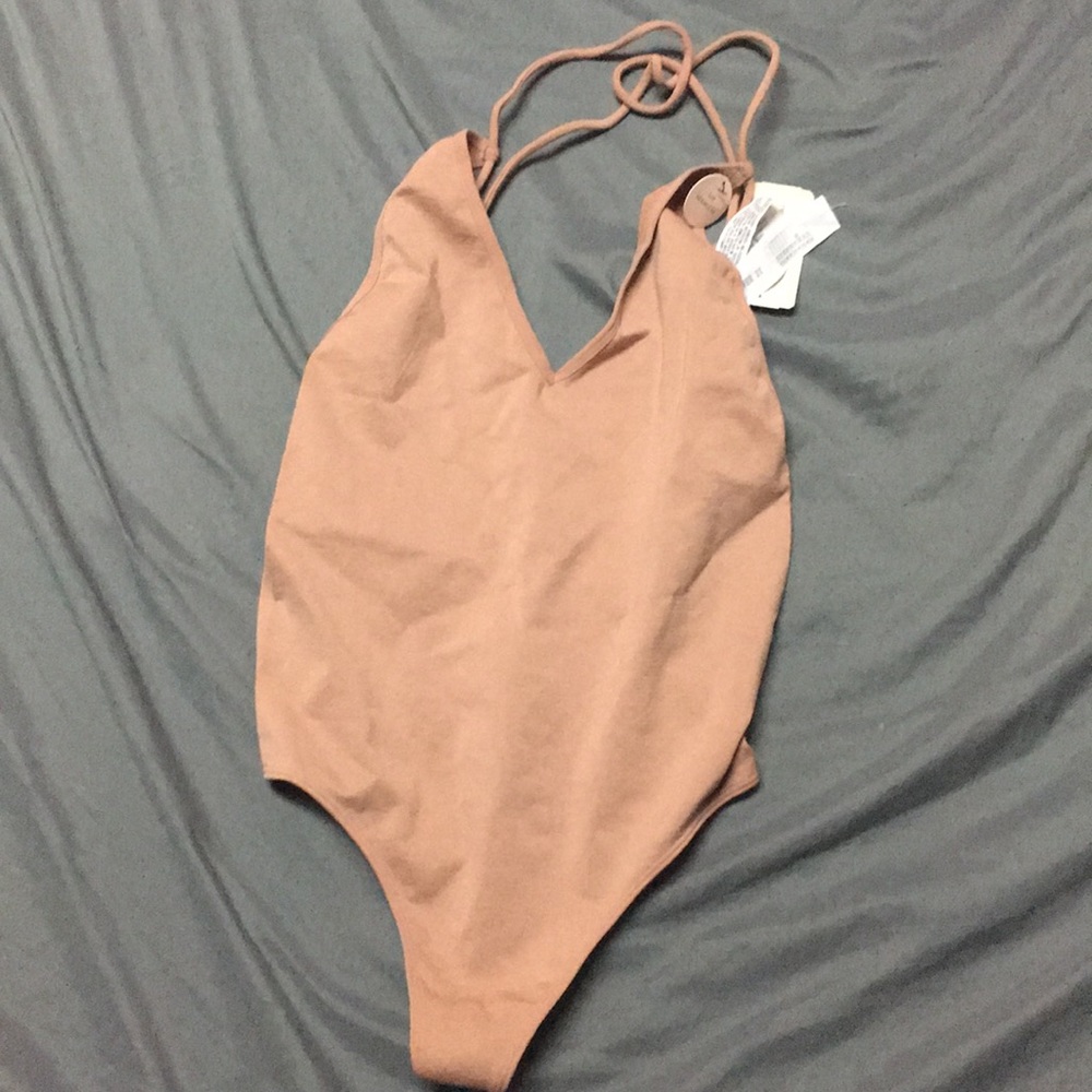 Nude Low Back Body Suit